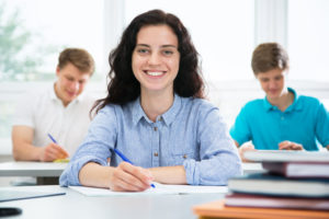 Tutor working one-on-one with a student